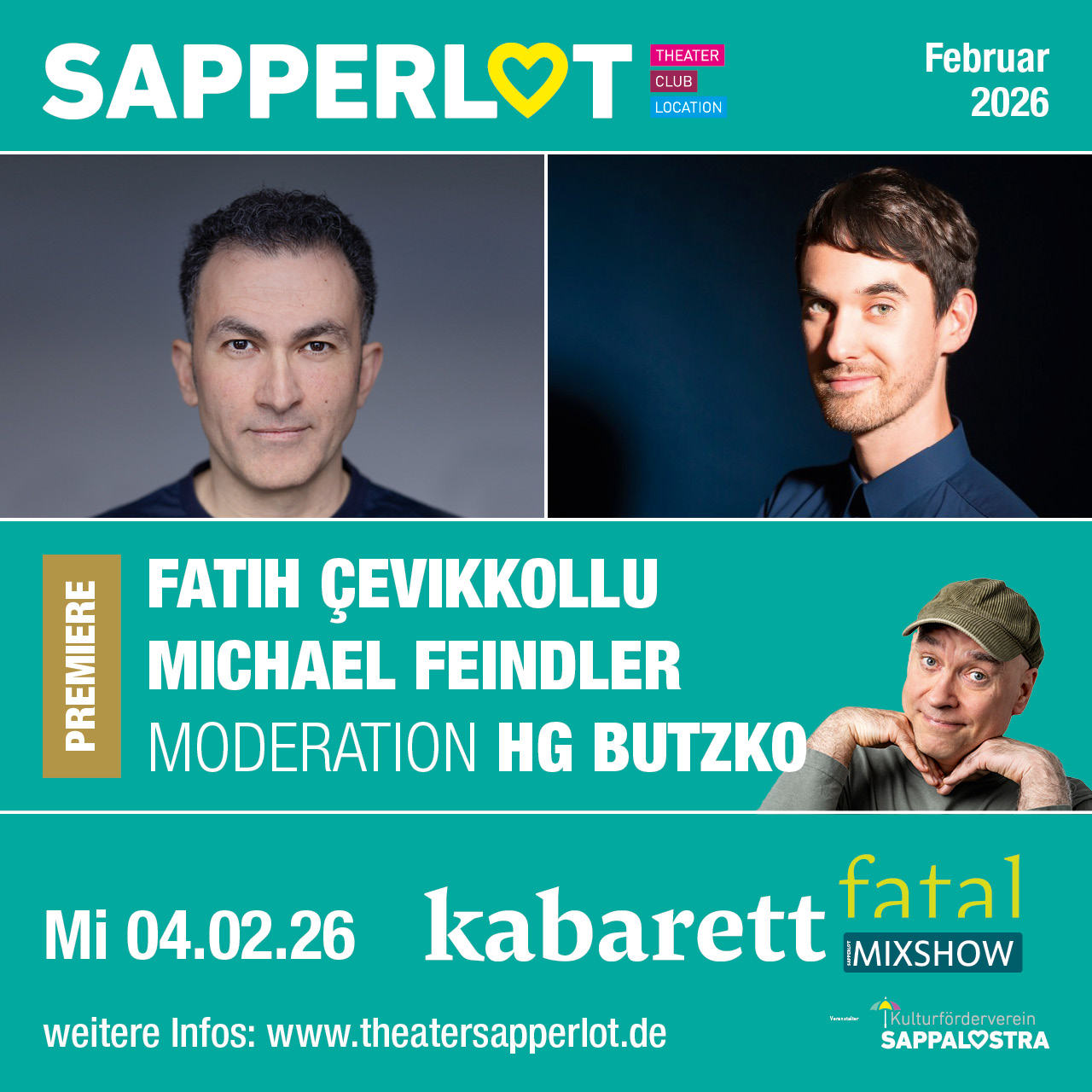 Premiere Kabarett fatal am 4. Februar 2026